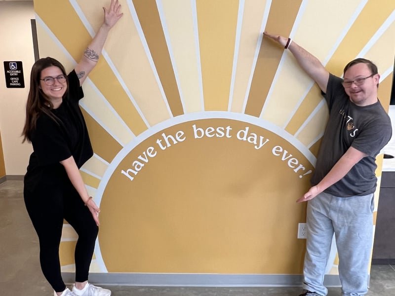 A heartwarming moment at Best Day Ever Coffee & Crepes